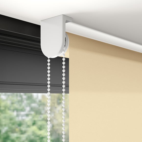 Flora Fire Retardant Daylight Made to Measure Roller Blind Flora Taupe