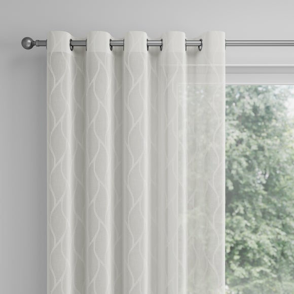 Yuna Made to Measure Voile Curtains Yuna Natural