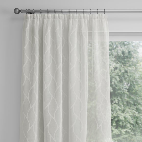 Yuna Made to Measure Voile Curtains Yuna Natural