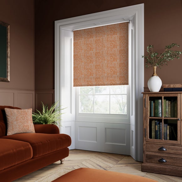 William Morris at Home Marigold Daylight Made to Measure Roller Blind Marigold Rust