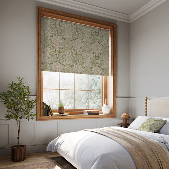 William Morris at Home Blackthorn Blackout Made to Measure Roller Blind Blackthorn Aloe