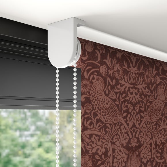 William Morris Strawberry Thief Tonal Blackout Made to Measure Roller Blind Strawberry Thief Tonal Merlot