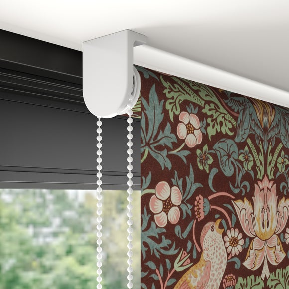 William Morris at Home Strawberry Thief Blackout Made to Measure Roller Blind Strawberry Thief Merlot