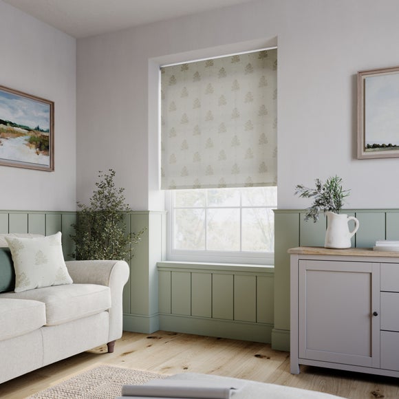 Emily Bond Zachary Daylight Made to Measure Roller Blind Linen