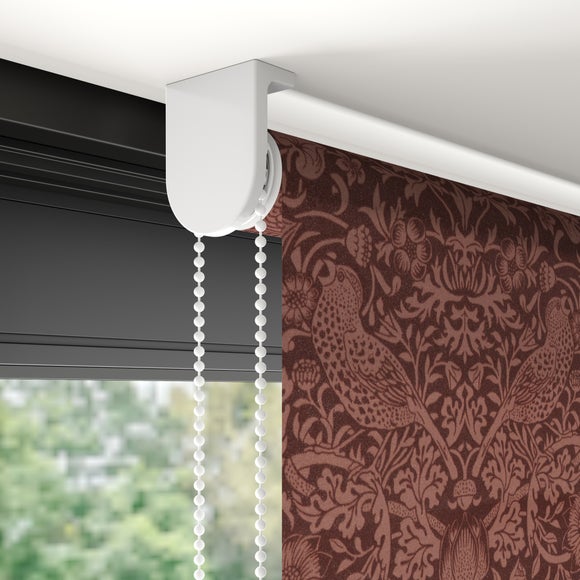 William Morris Strawberry Thief Tonal Daylight Made to Measure Roller Blind Strawberry Thief Tonal Merlot