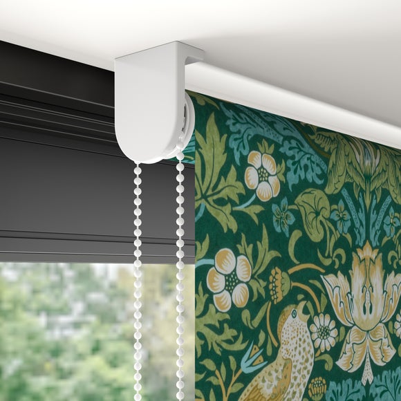 William Morris at Home Strawberry Thief Blackout Made to Measure Roller Blind Strawberry Thief Azure