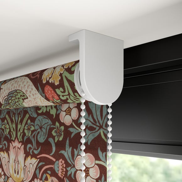 William Morris at Home Strawberry Thief Daylight Made to Measure Roller Blind Strawberry Thief Merlot