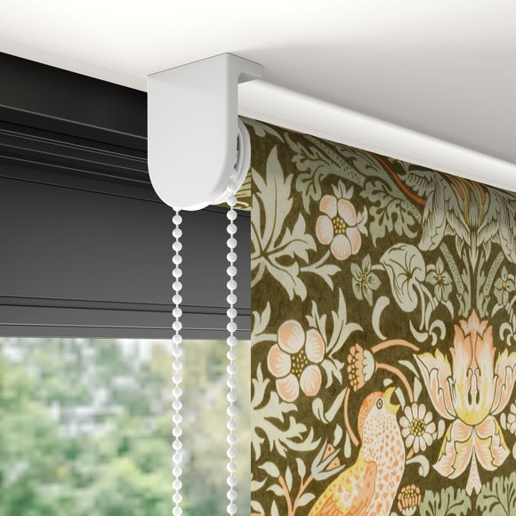 William Morris at Home Strawberry Thief Daylight Made to Measure Roller Blind Strawberry Thief Clay