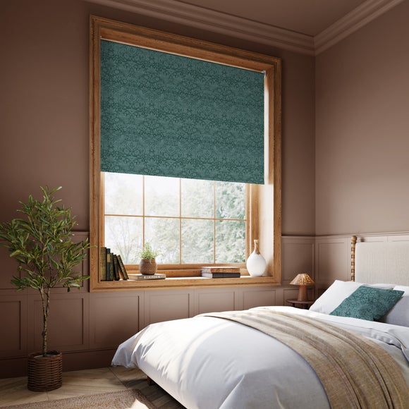 William Morris Strawberry Thief Tonal Blackout Made to Measure Roller Blind Strawberry Thief Tonal Riviera