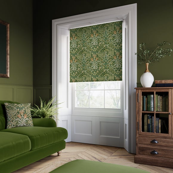William Morris Woodland Weeds Daylight Made to Measure Roller Blind Woodland Weeds Velvet Fennel