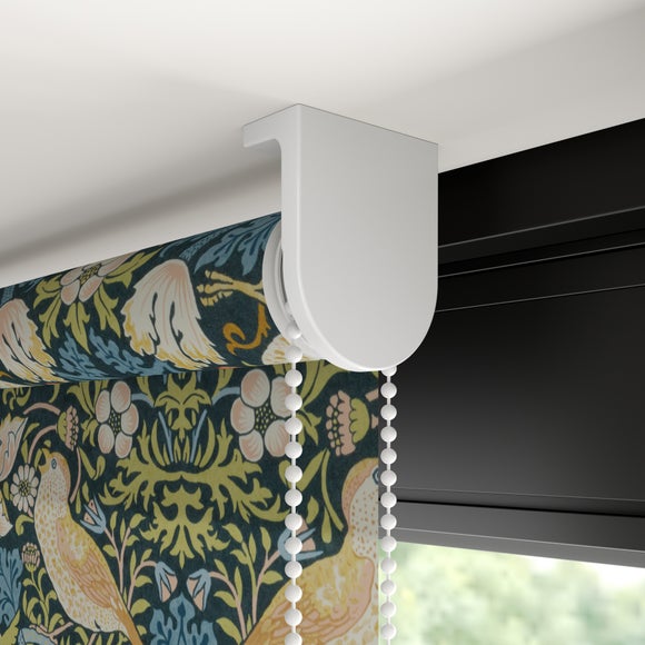 William Morris at Home Strawberry Thief Daylight Made to Measure Roller Blind Strawberry Thief Midnight