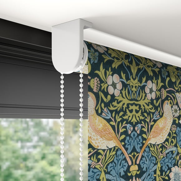 William Morris at Home Strawberry Thief Daylight Made to Measure Roller Blind Strawberry Thief Midnight