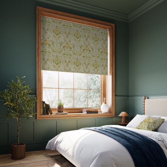 William Morris at Home Lodden Blackout Made to Measure Roller Blind Lodden Aloe