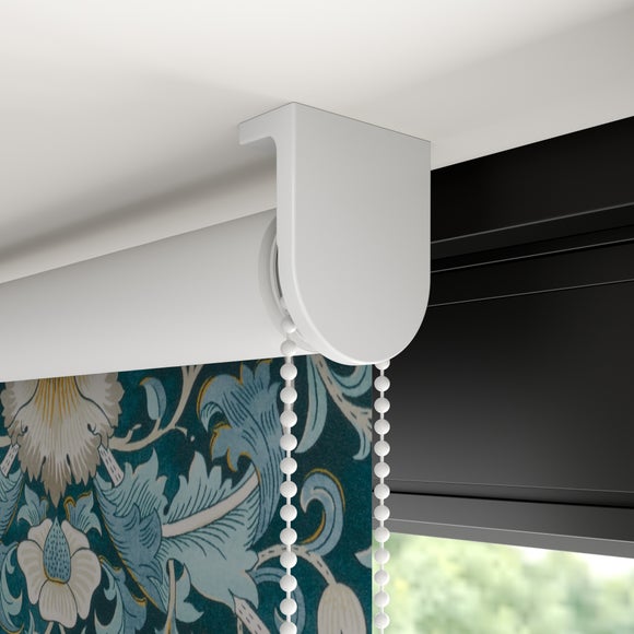 William Morris at Home Lodden Velvet Blackout Made to Measure Roller Blind Lodden Velvet Navy Blue