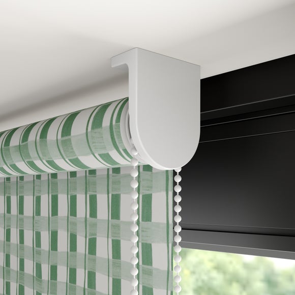 Emily Bond Arthur Blackout Made to Measure Roller Blind Seafoam