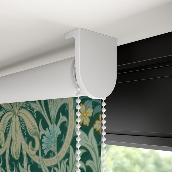 William Morris Woodland Weeds Blackout Made to Measure Roller Blind Woodland Weeds Evergreen