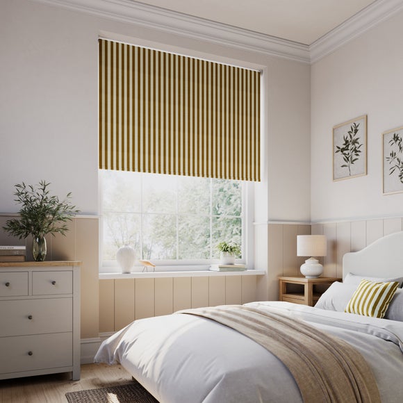 Emily Bond Elliot Blackout Made to Measure Roller Blind Ochre