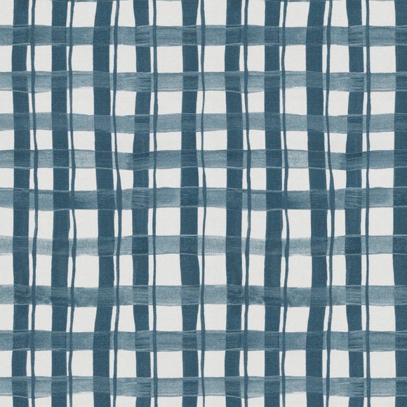 Emily Bond Arthur Blackout Made to Measure Roller Blind Indigo