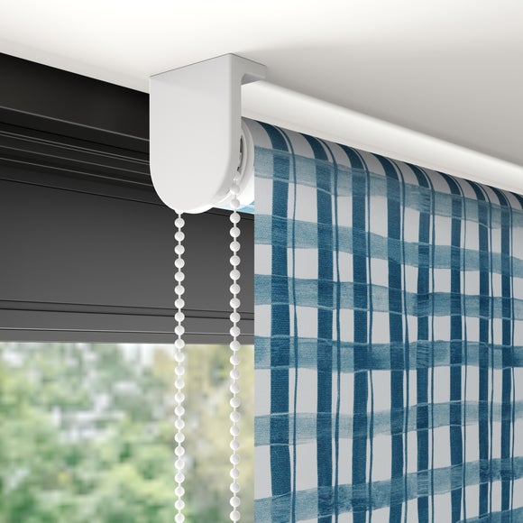 Emily Bond Arthur Blackout Made to Measure Roller Blind Indigo