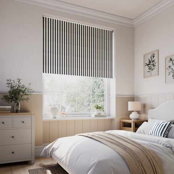 Emily Bond Elliot Blackout Made to Measure Roller Blind Indigo