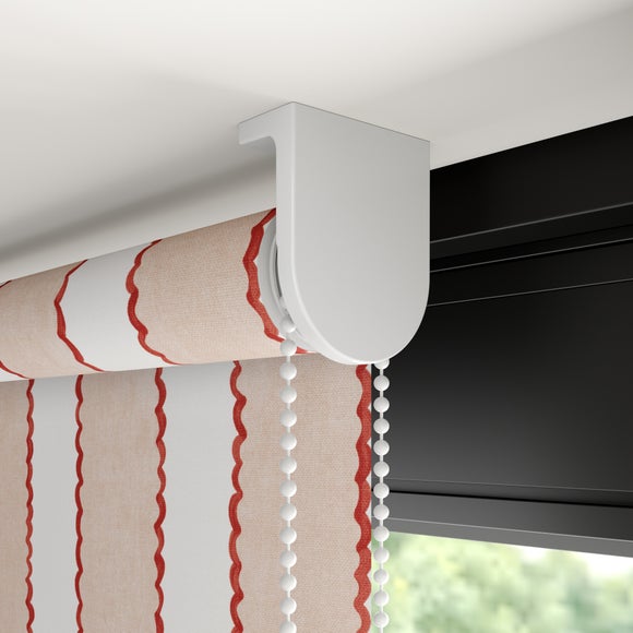 Emily Bond Gabriel Blackout Made to Measure Roller Blind Raspberry