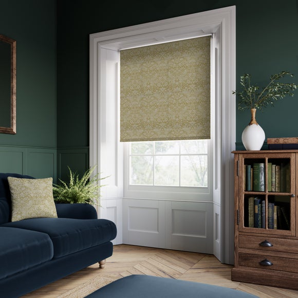 William Morris Strawberry Thief Tonal Daylight Made to Measure Roller Blind Strawberry Thief Tonal Wheat