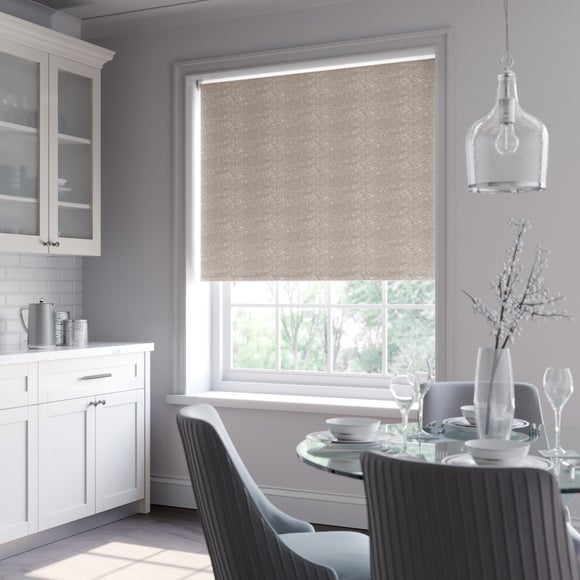 Crush Blackout Made to Measure Roller Blind Crush Chateaux Grey