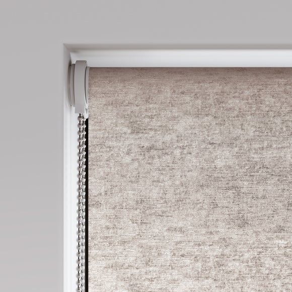 Crush Blackout Made to Measure Roller Blind Crush Chateaux Grey