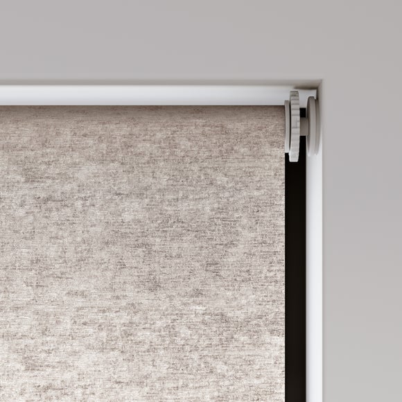 Crush Blackout Made to Measure Roller Blind Crush Chateaux Grey