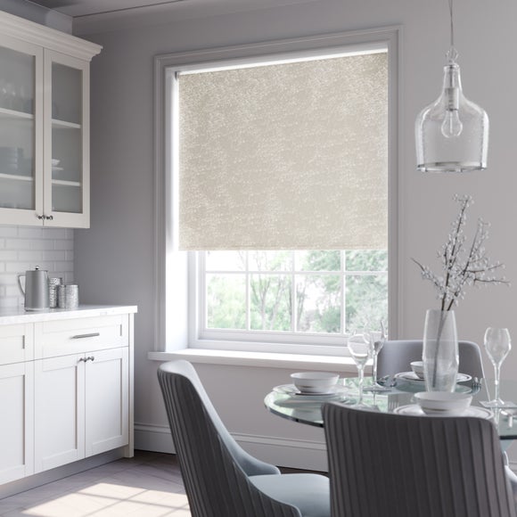 Crush Blackout Made to Measure Roller Blind Crush Whistler White