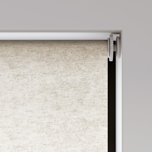 Crush Blackout Made to Measure Roller Blind Crush Whistler White
