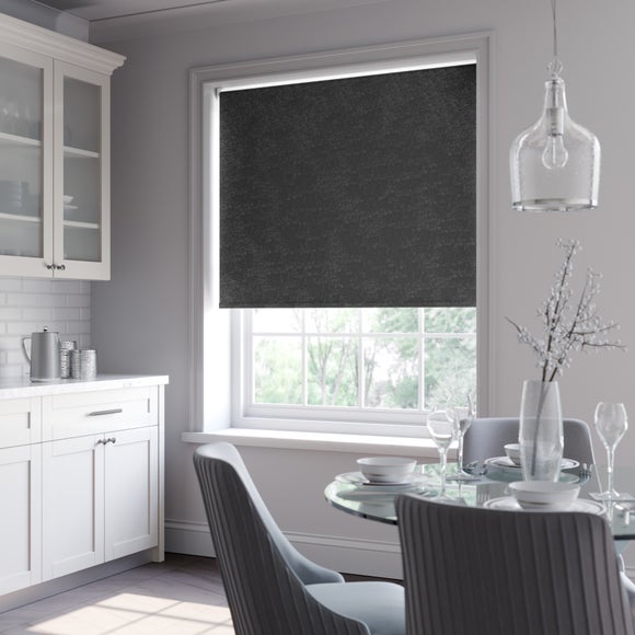 Crush Blackout Made to Measure Roller Blind Crush London Slate