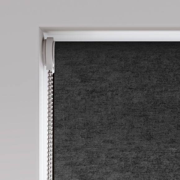 Crush Blackout Made to Measure Roller Blind Crush London Slate