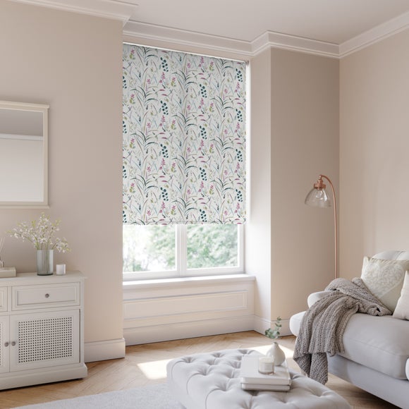 Flores Flame Retardant Daylight Made to Measure Roller Blind Flores Spring