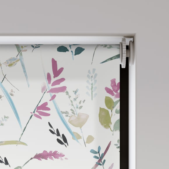 Flores Flame Retardant Daylight Made to Measure Roller Blind Flores Spring