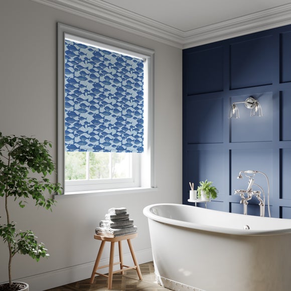Elements Moisture Resistant Fraser Blackout Made to Measure Roller Blind Elements Fraser Fish