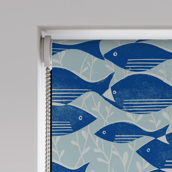 Elements Moisture Resistant Fraser Blackout Made to Measure Roller Blind Elements Fraser Fish