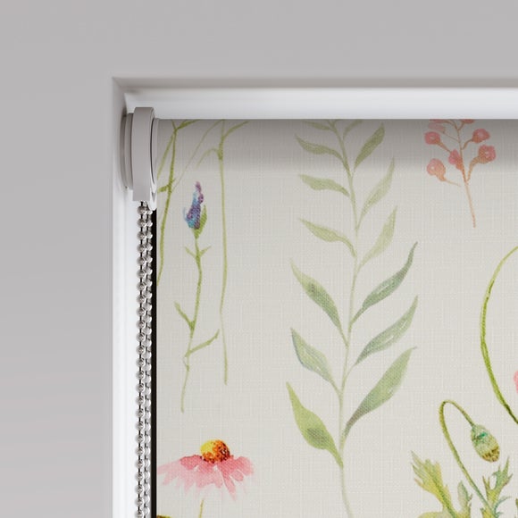 Poppy Daylight Made to Measure Roller Blind Poppies Pink