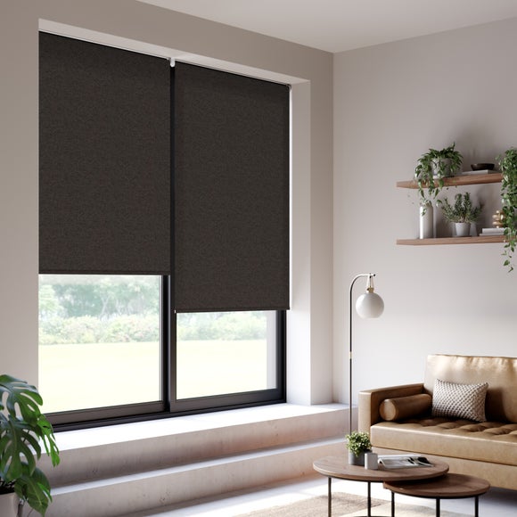 Hex Made to Measure Daylight Roller Blind Hex Charcoal