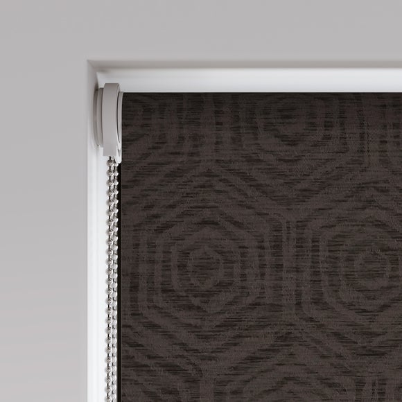 Hex Made to Measure Daylight Roller Blind Hex Charcoal
