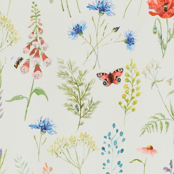 Poppy Daylight Made to Measure Roller Blind Poppies Red