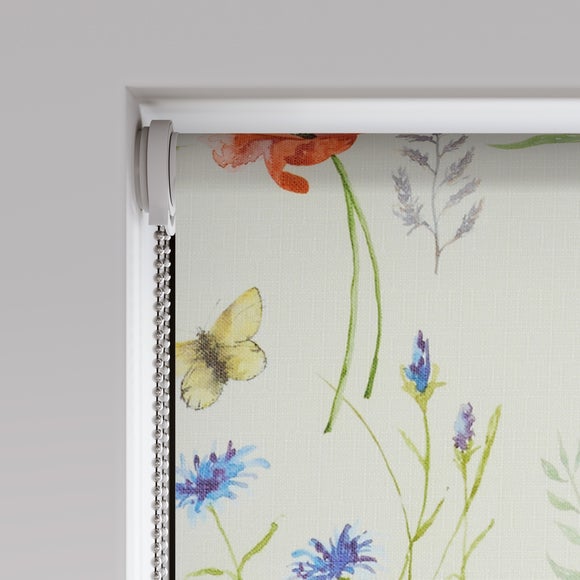 Poppy Daylight Made to Measure Roller Blind Poppies Red