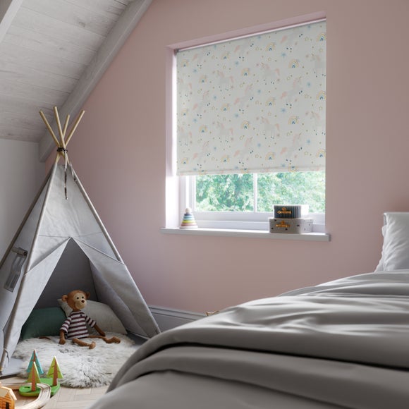 Unicorn Multicoloured Blackout Made to Measure Roller Blind Multicoloured