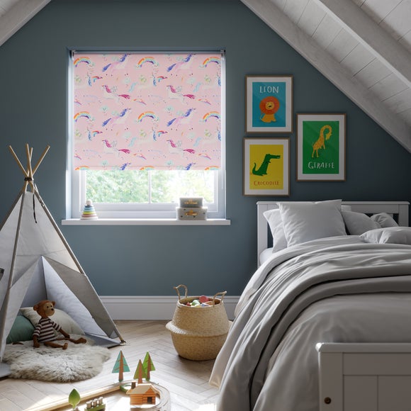Unicorn Pink Blackout Made to Measure Roller Blind