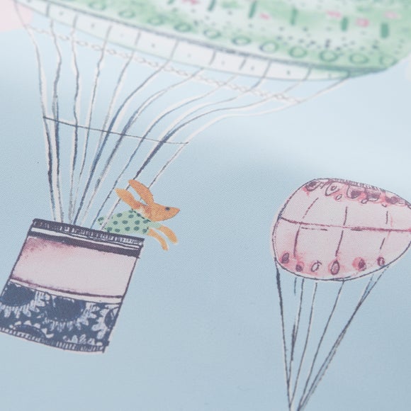 Up and Away Blackout Made to Measure Roller Blind Blue