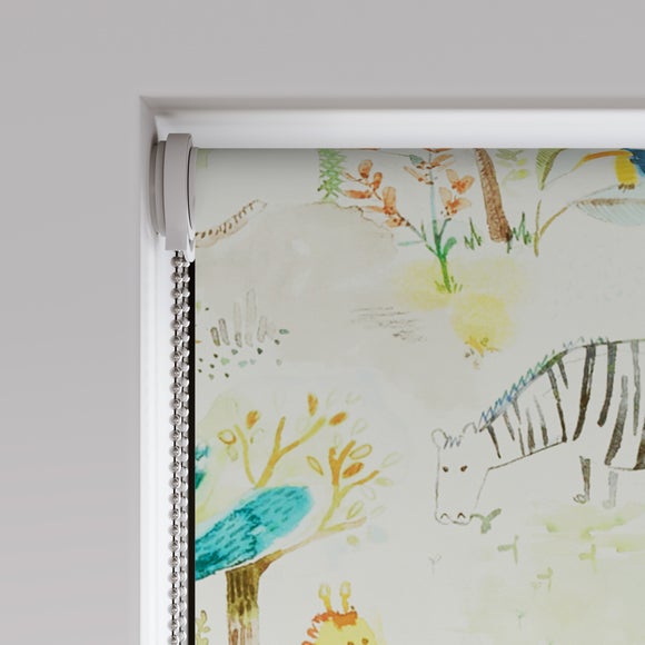 Jungle Blackout Made to Measure Roller Blind Multicoloured