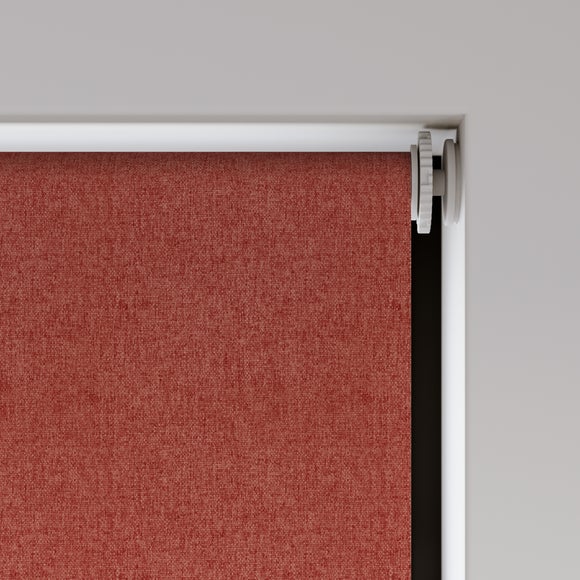 Luna Blackout Made to Measure Roller Blind Luna Orange Umber