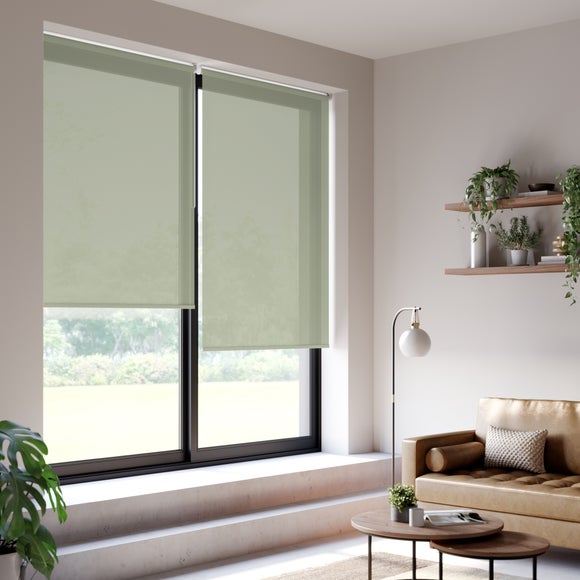Sheer Made to Measure Roller Blind Sage Sheer