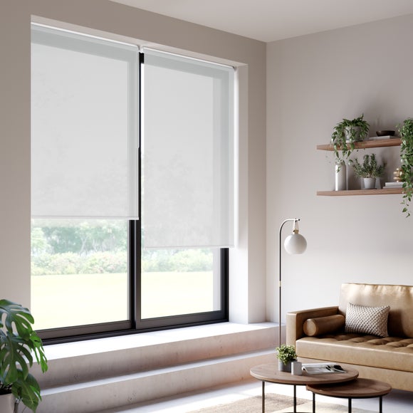 Sheer Made to Measure Roller Blind White Sheer