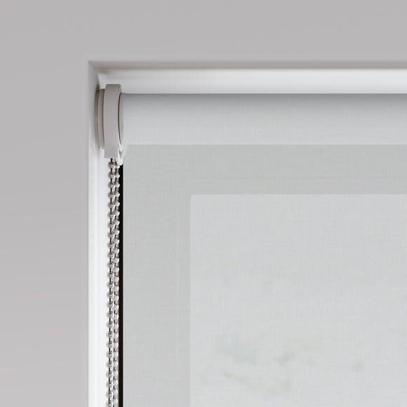 Sheer Made to Measure Roller Blind White Sheer